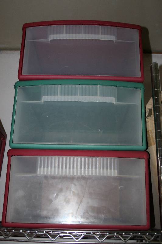 lot 178 image: Drawered Storage Containers