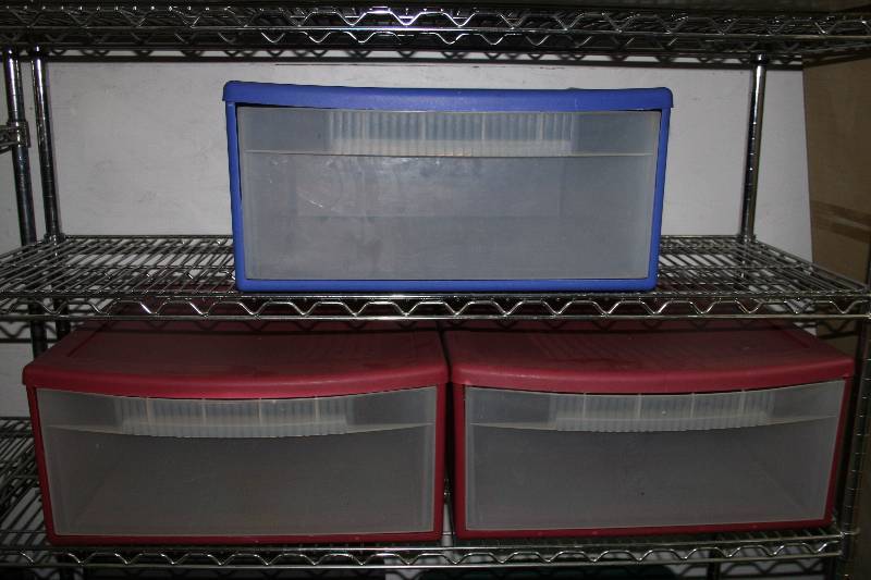 lot 179 image: Drawered Storage Containers