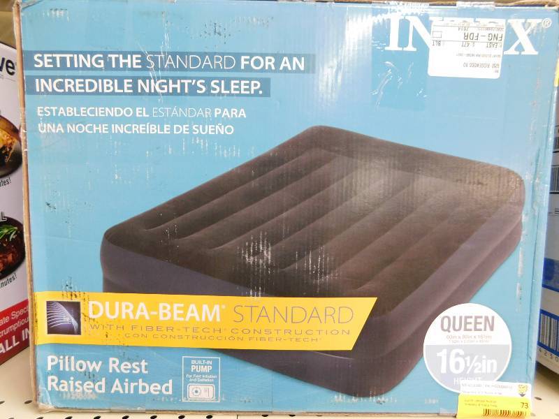 lot 73 image: PIllow Rest 16.5 Raised Airbed, MSRP $64.99