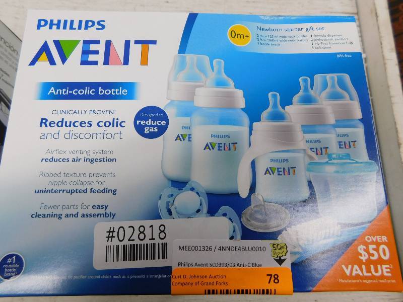 lot 78 image: Philips Avent SCD39303 Anti-C Blue, MSRP $59.99