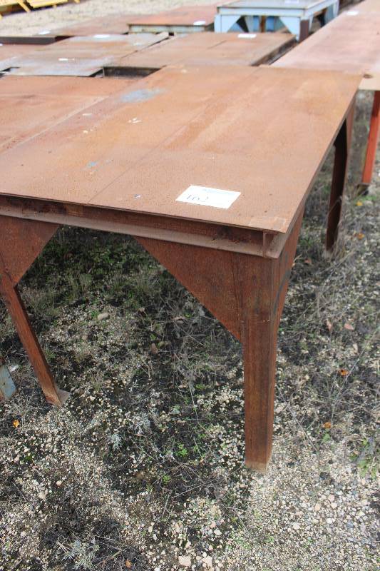 lot 162 image: Metal Welding Table