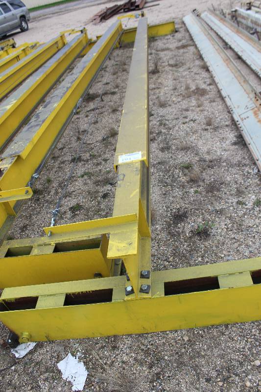 lot 194 image: Manual PushPull Overhead Bridge Crane 27 Foot x 2 Ton