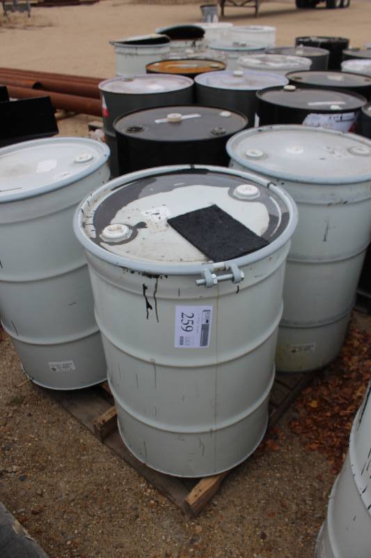 lot 259 image: Lot of (4) Metal Barrels