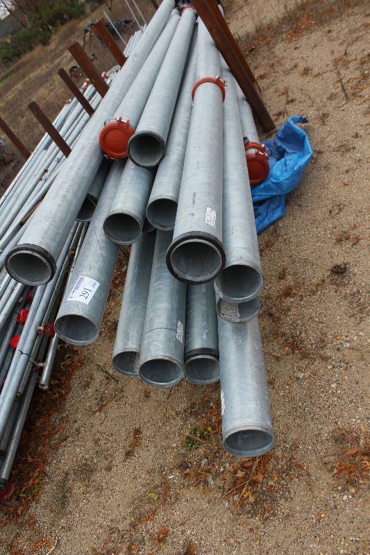 lot 291 image: Pile Lot of 6in. Pipe