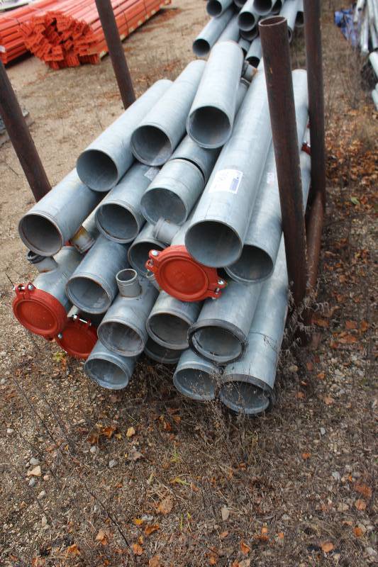 lot 308 image: Pile Lot of 6in. Pipe