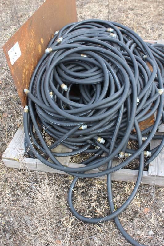 lot 305 image: Pile Lot of Continental ContiTech Aggie Gas 144in. Static Bonded Hosing