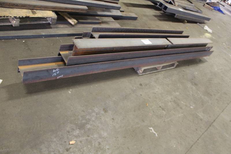 lot 130 image: Pallet Lot of Steel Beams