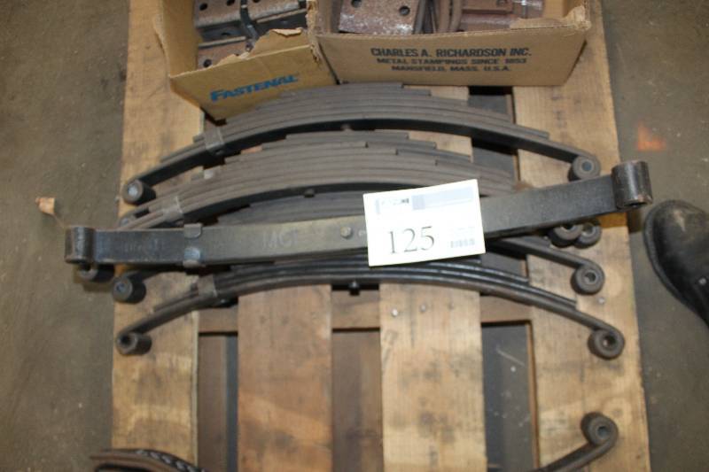 lot 125 image: Lot of (6) Rear Leaf Springs
