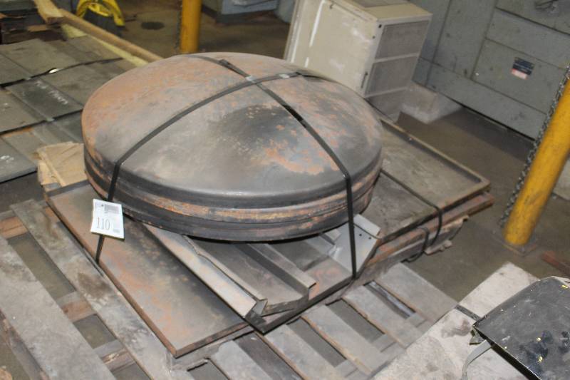 lot 110 image: Pallet Lot of Steel Domes, Steel Panels