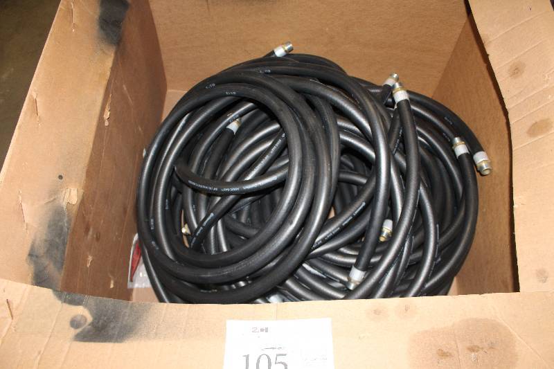 lot 105 image: Pallet Lot of (Approximately 20) Continental ContiTech Aggie Gas 144in. Static Bonded Hosing