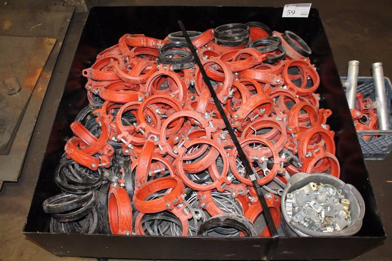 lot 59 image: Industrial Water Main Clamps
