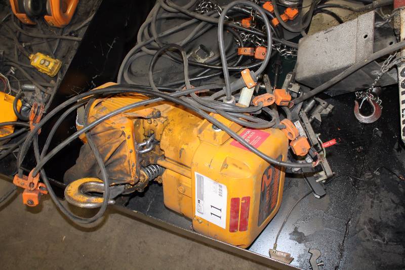 lot 11 image: Harrington 2-Ton Hoist System