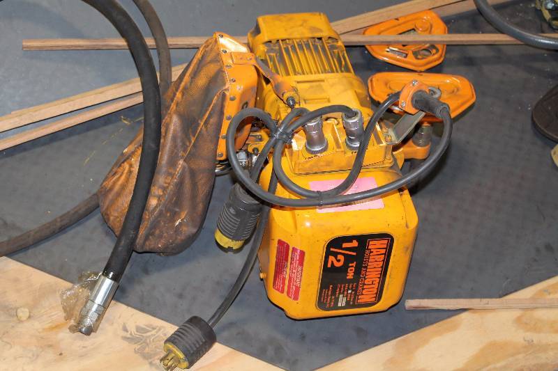 lot 54 image: Harrington 12-Ton Hoist System