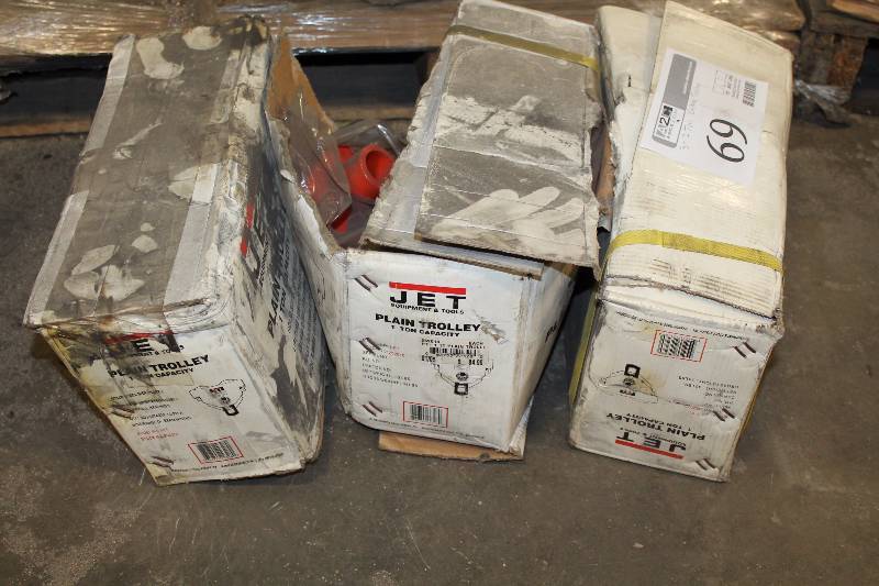 lot 69 image: Jet Equipment & Tools 1-Ton Plain Trolley