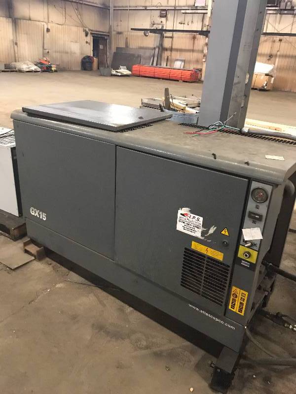 lot 120 image: Atlas Copco Airpower Job Site Air Compressor
