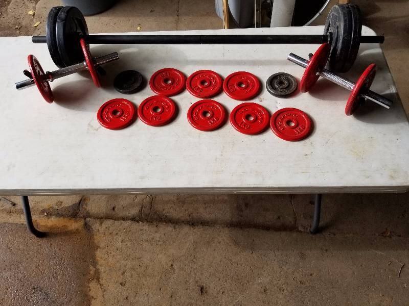 lot 20 image: Weights and bars