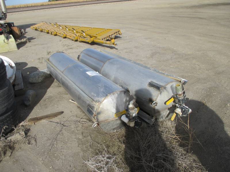 lot 25 image: (2) Stainless Steel Chemical Tanks