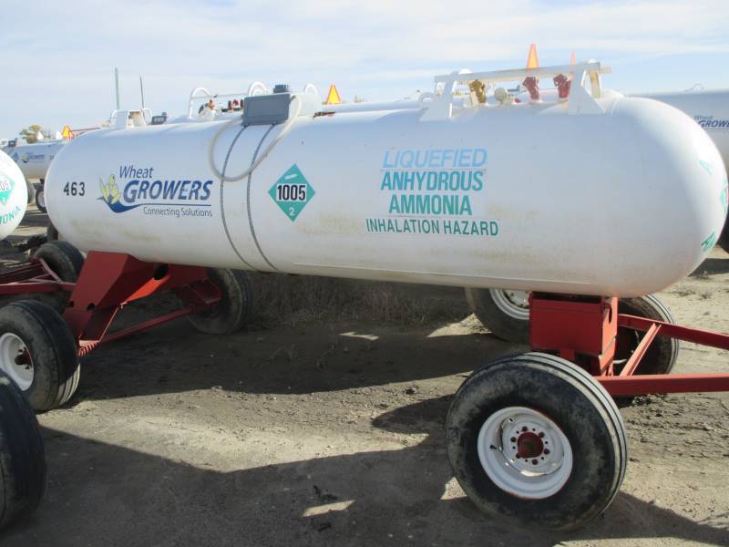 lot 30 image: 1,000 gal Anhydrous TankTrailer