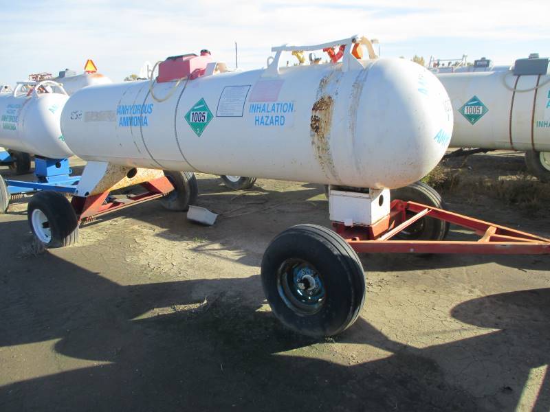 lot 40 image: 1,000 gal Anhydrous TankTrailer