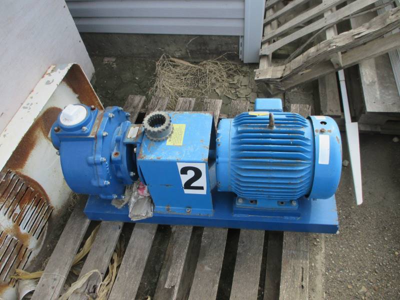 lot 57 image: John Blue Chemical Pump & Motor on Skid