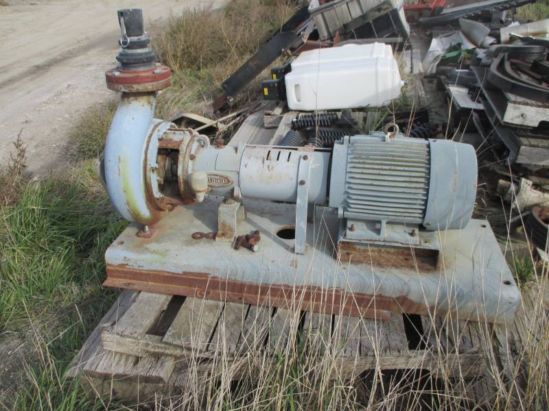 lot 58 image: Duriron Mark III Chemical Pump & Motor on Skid