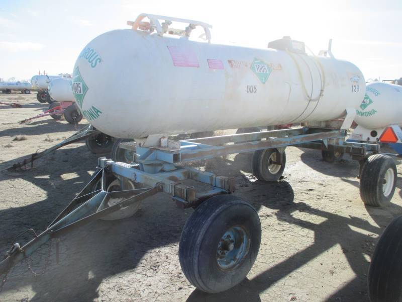lot 67 image: 1,000 gal Anhydrous TankTrailer