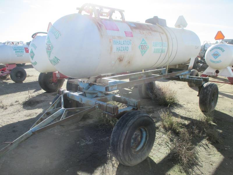 lot 68 image: 1,000 gal Anhydrous TankTrailer