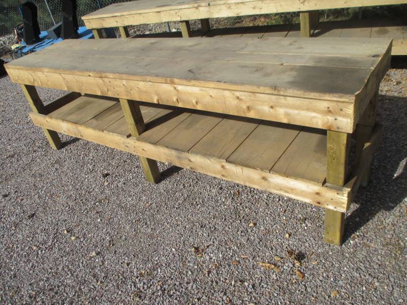 lot 107 image: Wood Workbench