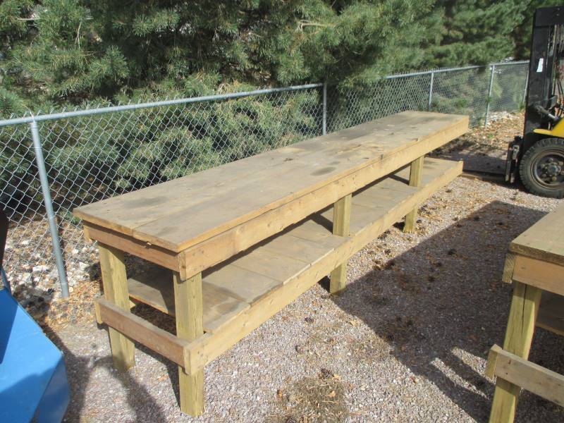 lot 108 image: Wood Workbench