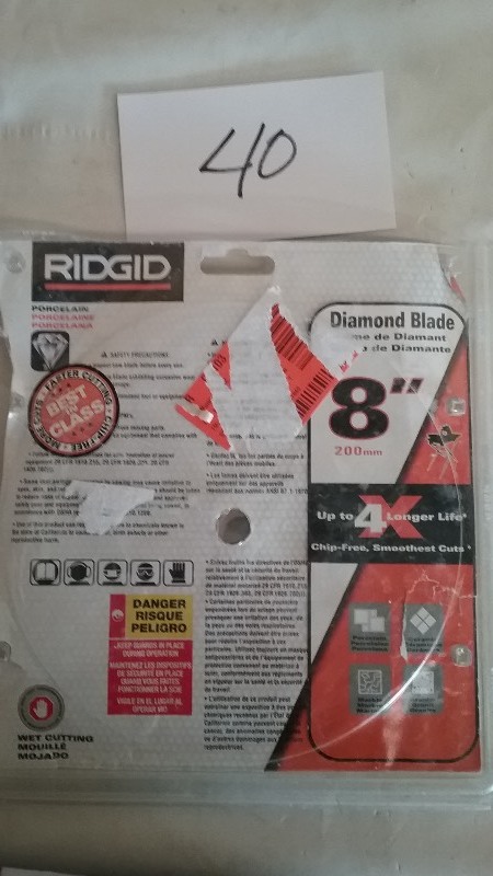 Rigid 8 Diamond Blade