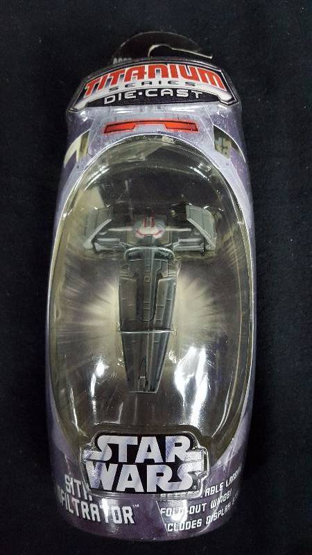 lot 49 image: Star Wars Titanium Die Cast