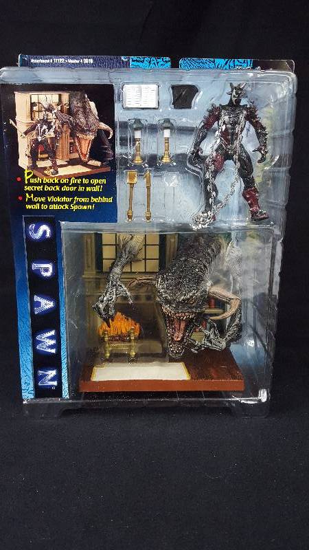 lot 122 image: Spawn Action Figure Play Sets