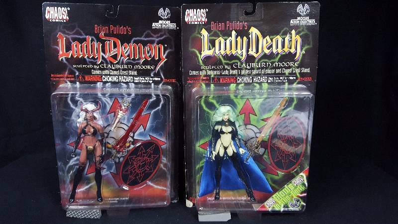 lot 154 image: Chaos Comics Action Figures