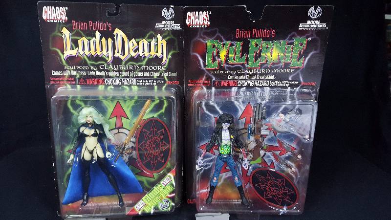 lot 155 image: Chaos Comics Action Figures