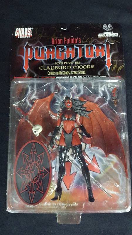 lot 161 image: Chaos Comics Actin Figure Signed Limited Edition With COA