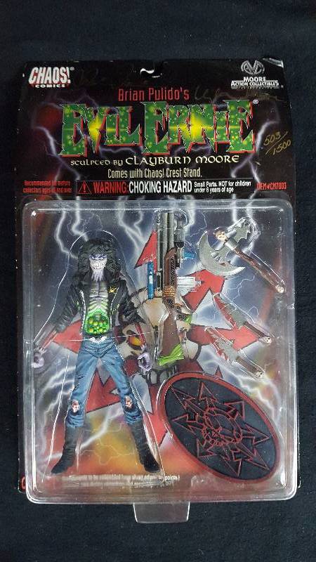 lot 165 image: Chaos Comics Actin Figure Signed Limited Edition With COA