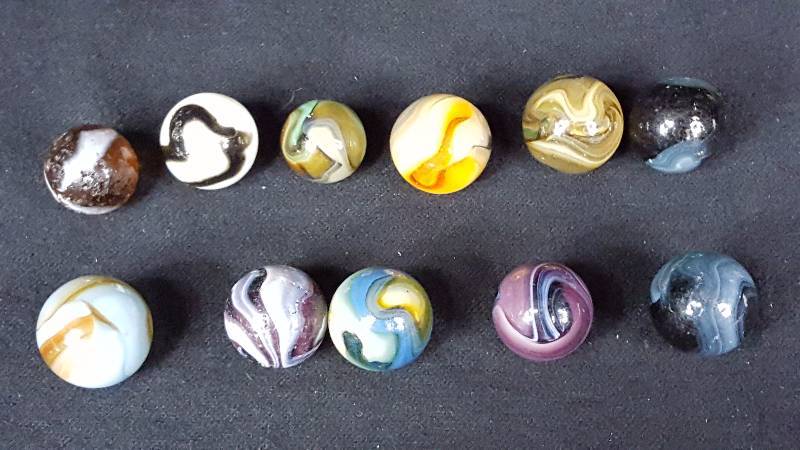 lot 309 image: Glass Marbles