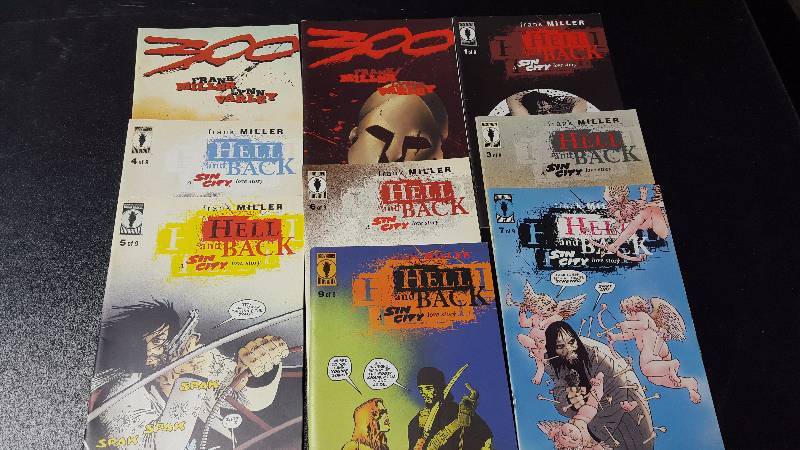lot 451 image: Frank Miller Comics 300 & Hell and Back From Dark Horse Comics