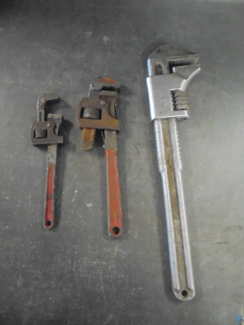 lot 7 image: Pipe Wrenches