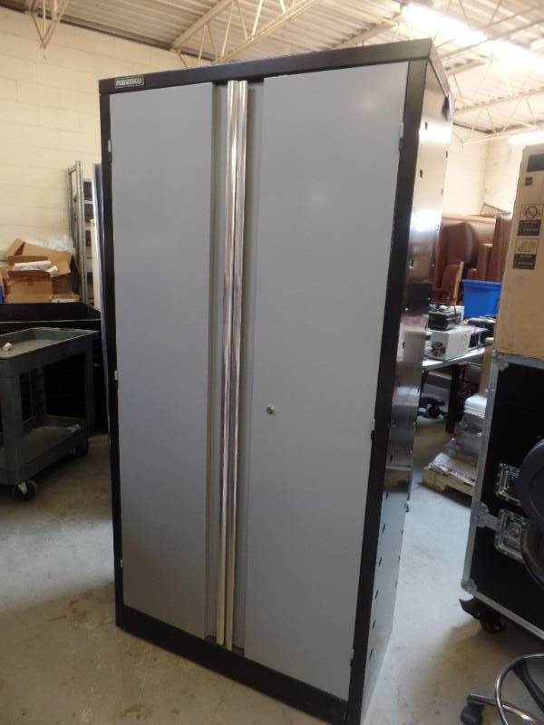 lot 124 image: PERFORMAX METAL STORAGE CABINET