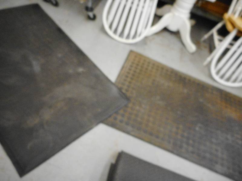 lot 145 image: HARD RUBBER FLOOR MATS