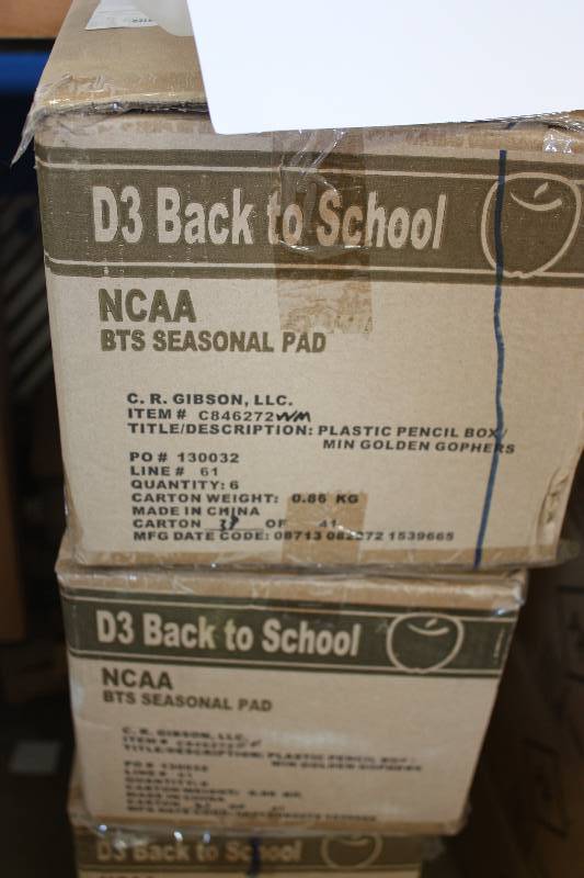 Golden Gophers Pencil Boxes