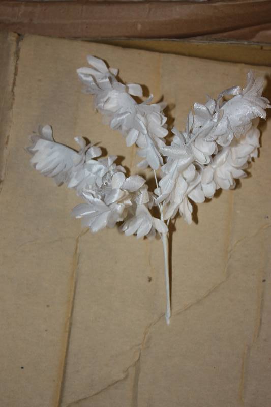 White Silk Flowers