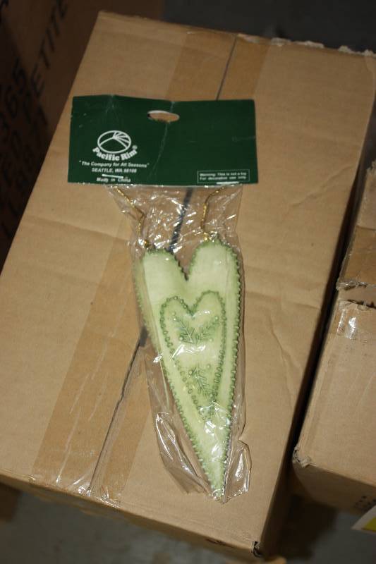 Green Heart Ornaments
