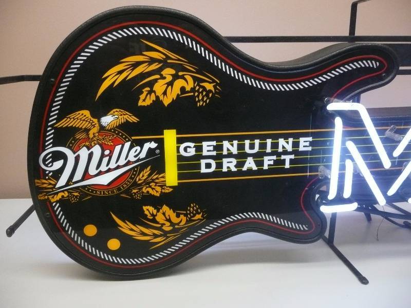 mgd guitar neon sign