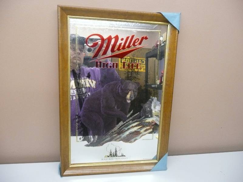 lot 41 image: MILLER HIGH LIFE WILD LIFE SERIES FIRST PRINTING, THE BLACK BEAR FOURTH IN THE SERIES  - STILL IN BOX - GOES WITH LOTS 38,39,40,42,43 FOR COMPLETE SET - SEE PICTURES