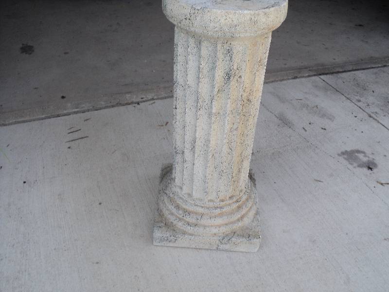 lot 36 image: 29in tall pedestal, top is 11in in ...