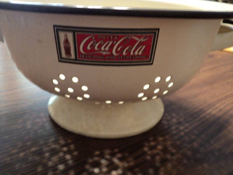 lot 42 image: coca-cola colander...