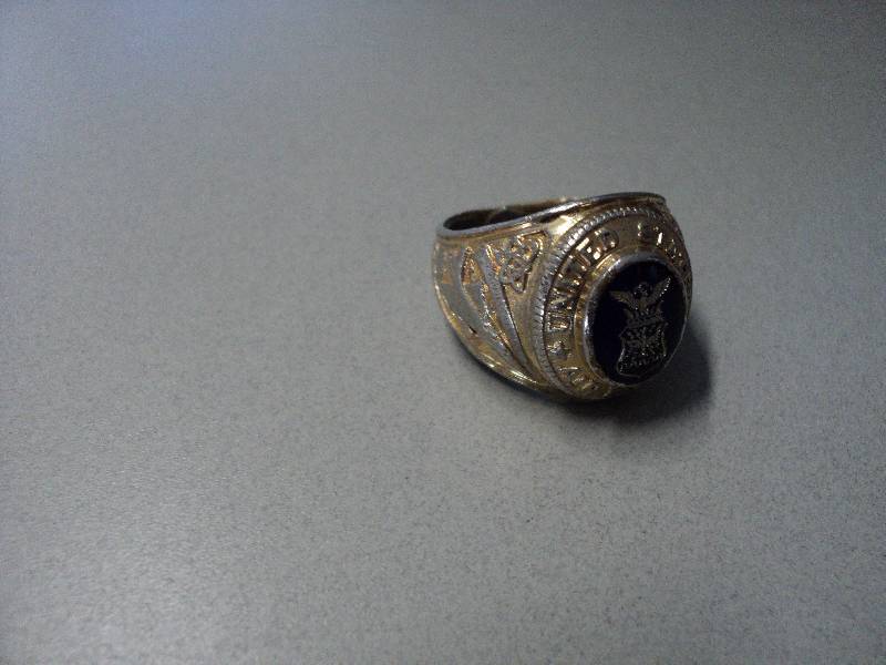 lot 97 image: Air Force ring...