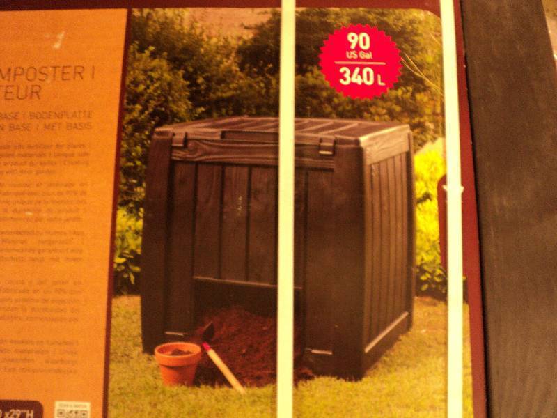 lot 301 image: keter deco composter...